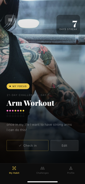 Check-in feature